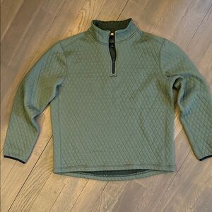 J. Crew Men's Olive Zip-Up Sweater